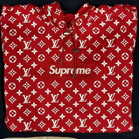 box logo supreme x lv price